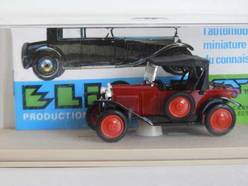 Citroen 5 CV Torpedo (1925) Capote - Eligor - Made in France  1:43