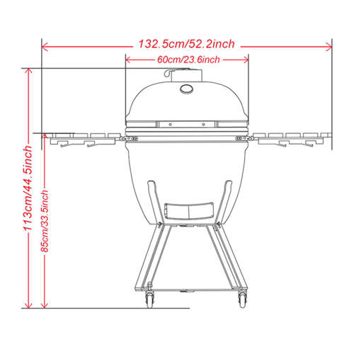 SEB Kamado Steel Ceramic Braai