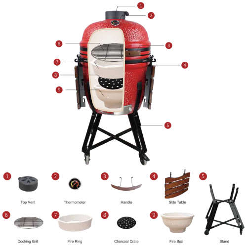 SEB Kamado Steel Ceramic Braai
