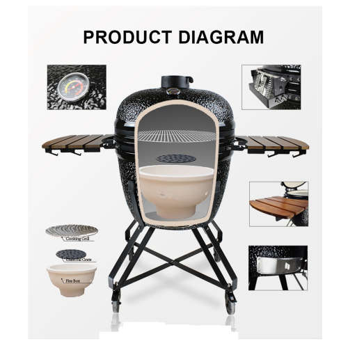 SEB Kamado Steel Ceramic Braai