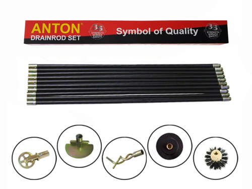 Drain Rod Set DIY 15 Piece