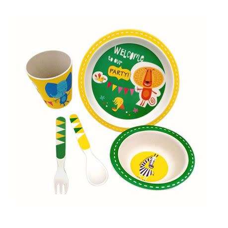 Kids Feeding Set Bamboo 5 Piece