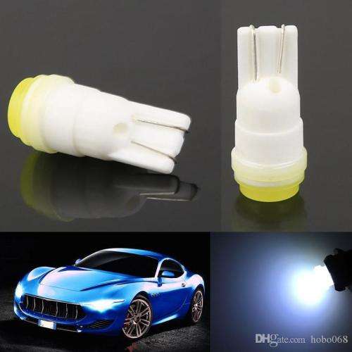 T10 194 168 W5W 6 LED COB Chip Car park/ interior/ number plate Light white PAIR