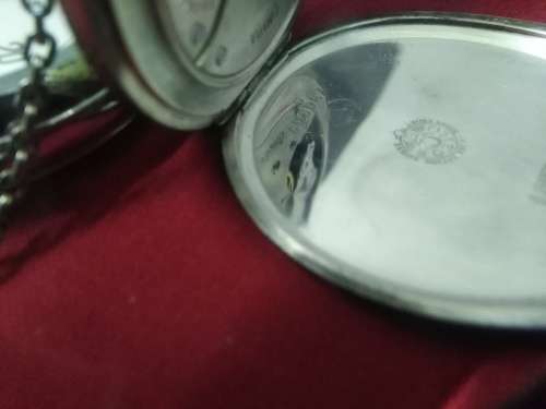 Original Omega Swiss .900 Silver pocket watch- Working -C  Pics 4 Condition