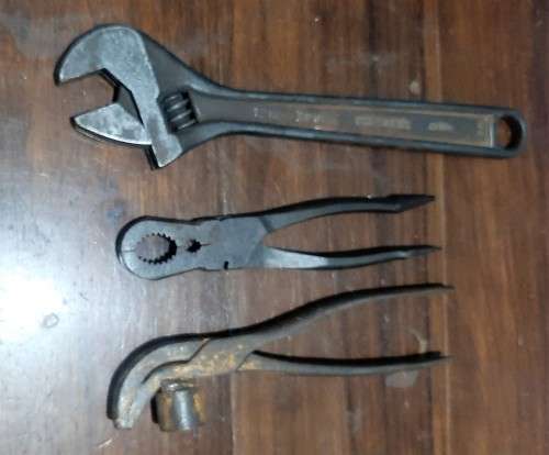 3 Vintage Tools incl a Crescent adjustable Wrench  -see Desc and Pictures