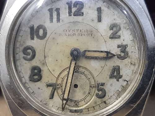 Rolex Oyster Junior Sport with 2280 case for Restoration - missing winding gear but runs  -C Desc
