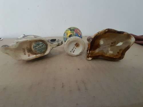 WHAT NOT 2 - VARIOUS ITEMS - INCLUDES 3 MINIATURE ITALAIN FIGURINES  see pictures