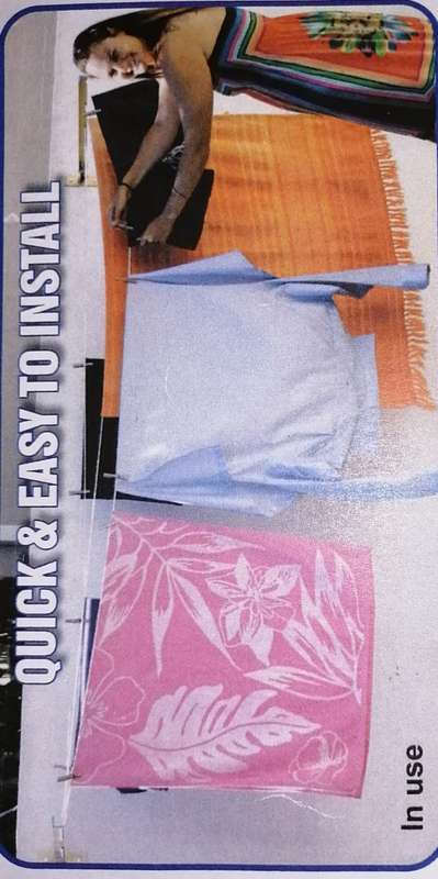 Fold away washline