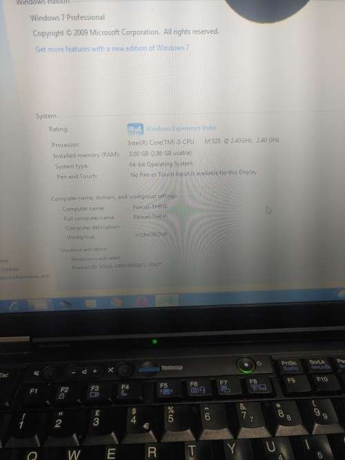 2x lenovo thinkpad  icore 3,5 both for one bid please read !