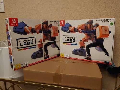2x nitendo switch labo robot kit brand new both for one bid