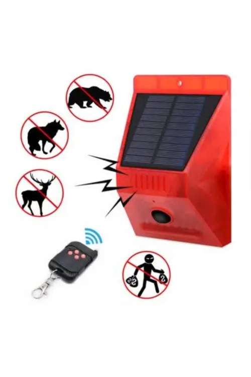 Solar alarm lamp