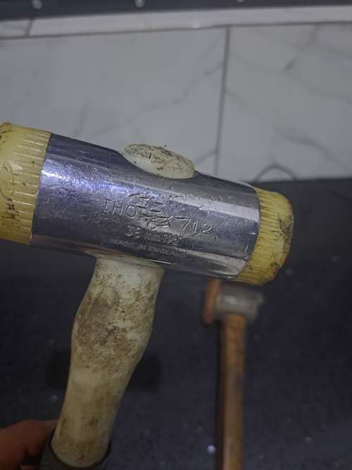 2x antique thor hammers made in england