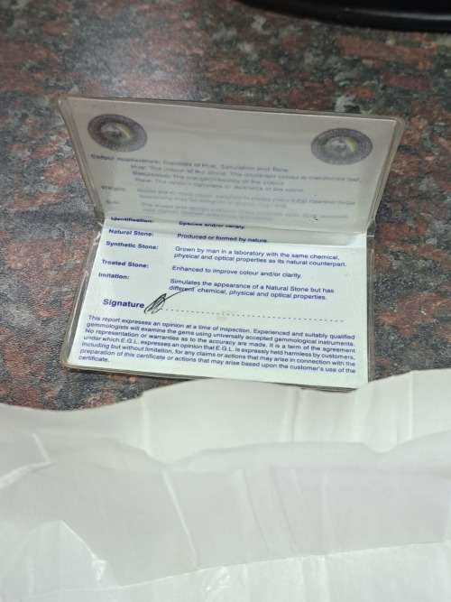 Natural sapphire 6.6ct massive bargain starting at R1