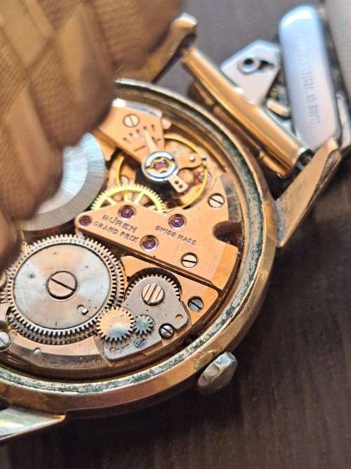 1958 buren grand prix super slender autamatic 25 jewels