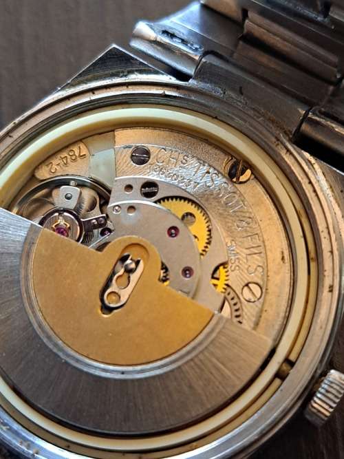 Vintage 1970`s pr516 tissot  automatic men swiss watch original bracelet