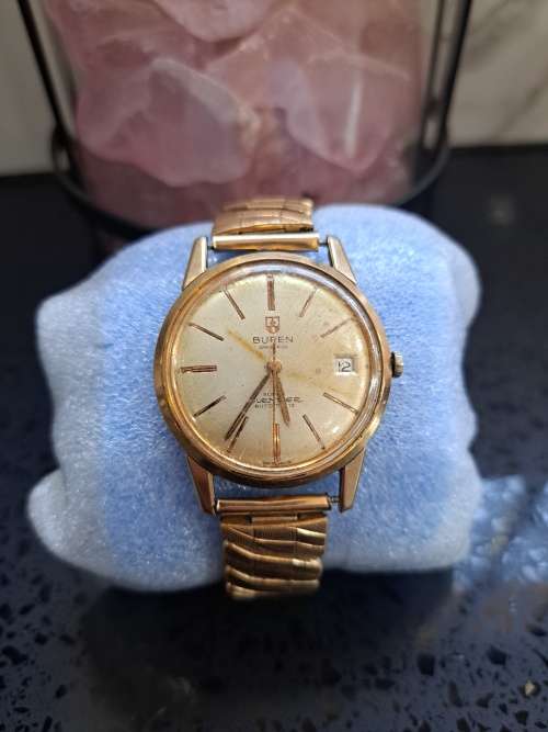 1958 buren grand prix super slender autamatic 25 jewels