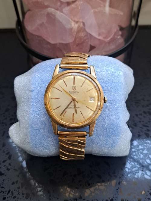 1958 buren grand prix super slender autamatic 25 jewels