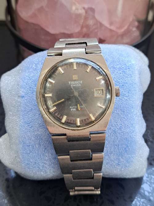 Vintage 1970`s pr516 tissot  automatic men swiss watch original bracelet