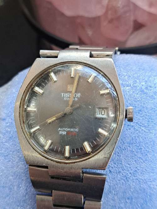 Vintage 1970`s pr516 tissot  automatic men swiss watch original bracelet