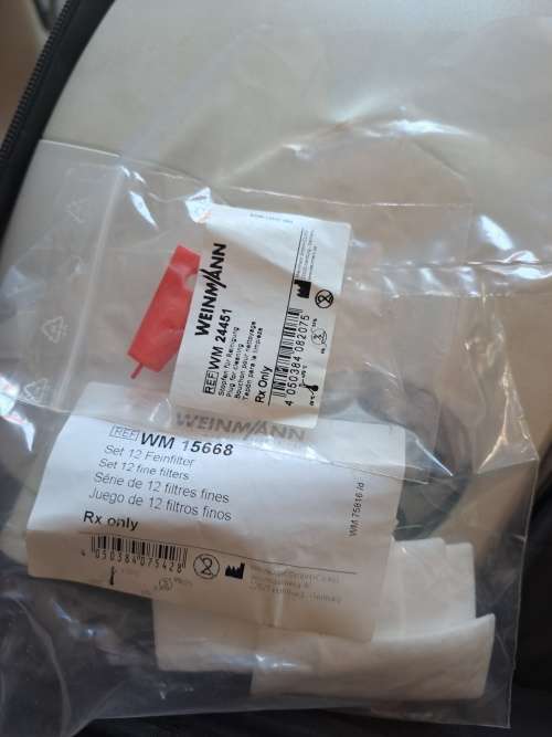 Weinmann sommobalance e cpap machine with booklets and all accessories