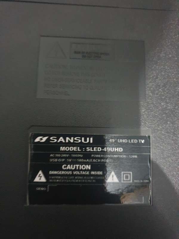 4K SANSUI SLED 49UHD TV