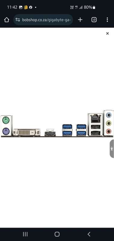 Gigabyte a320 motherboard