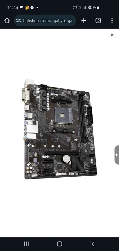 Gigabyte a320 motherboard