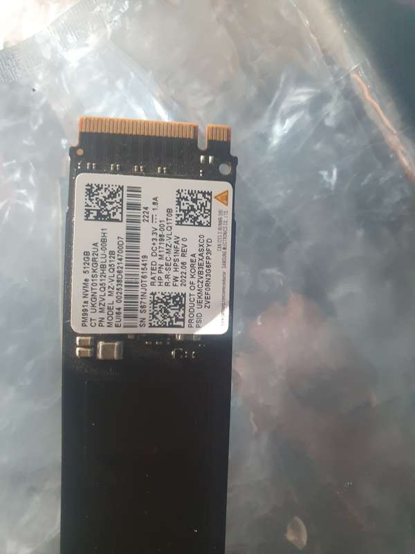 NVMe 512 Samsung