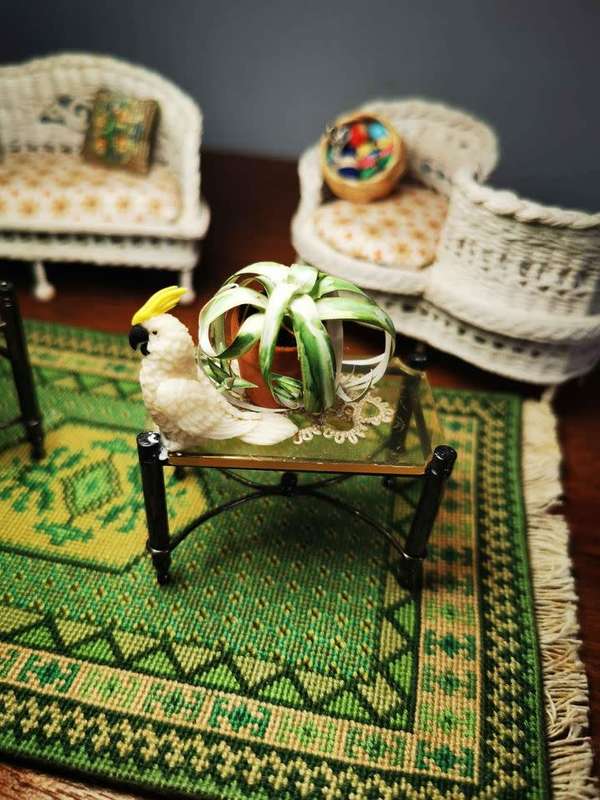 Vintage Doll House Miniatures - Sunroom