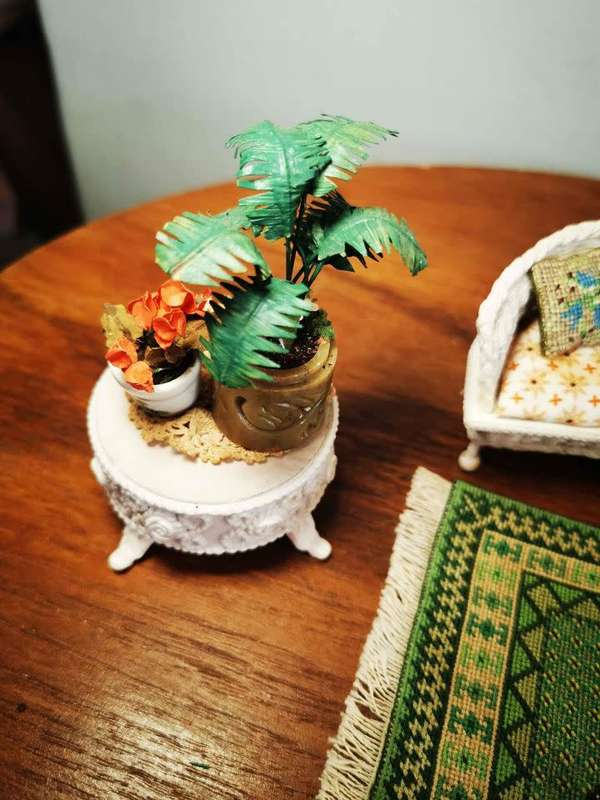 Vintage Doll House Miniatures - Sunroom