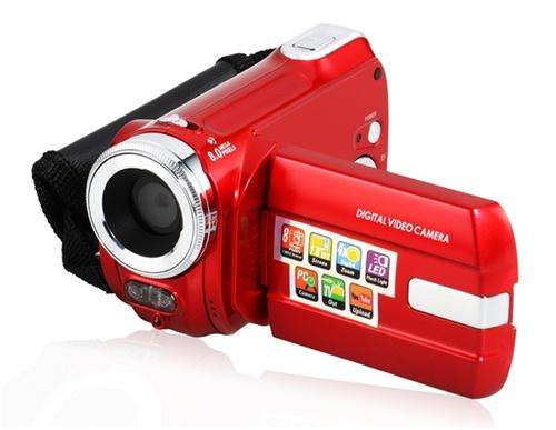 1.8" Color LCD Screen 4X Digital Zoom Digital Video Camera with SD Card Reader & TV-out