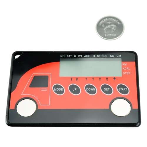 2 in 1 Pedometer & Fat Analyzing Card 