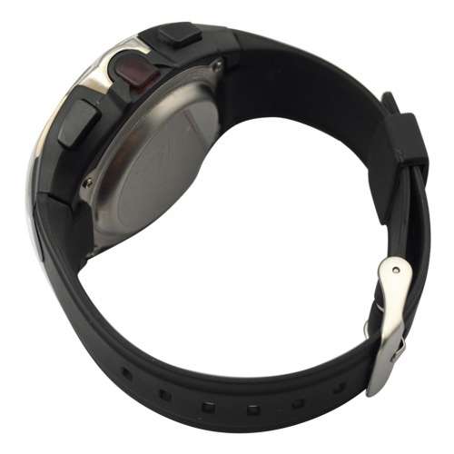 Motion Plus Heart Rate Monitor Watch Silver