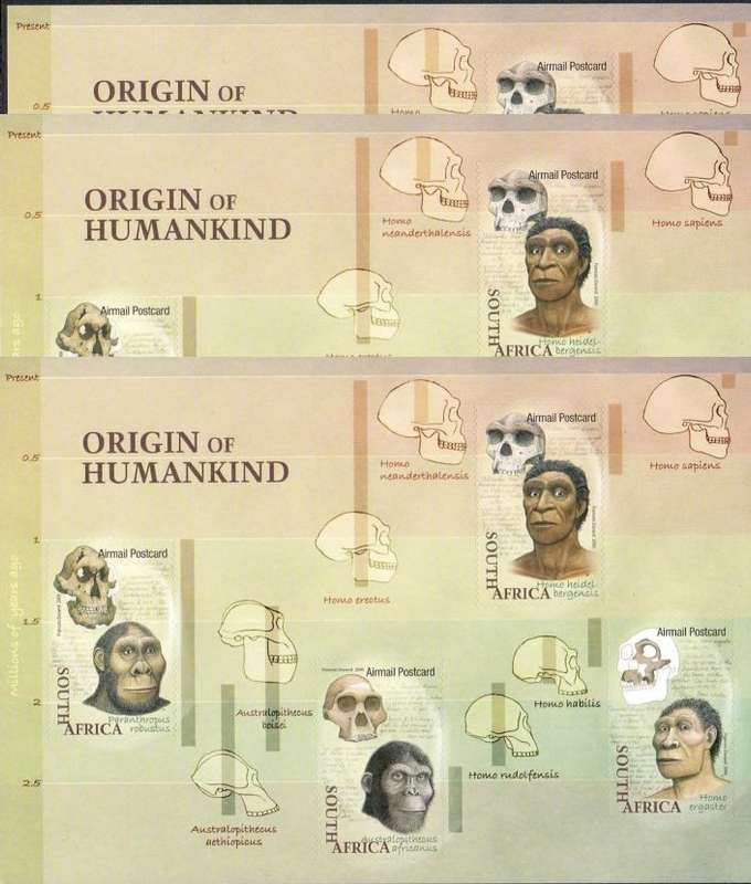 South Africa 2006 Humankind Sheets x 3. Face R.110 MNH