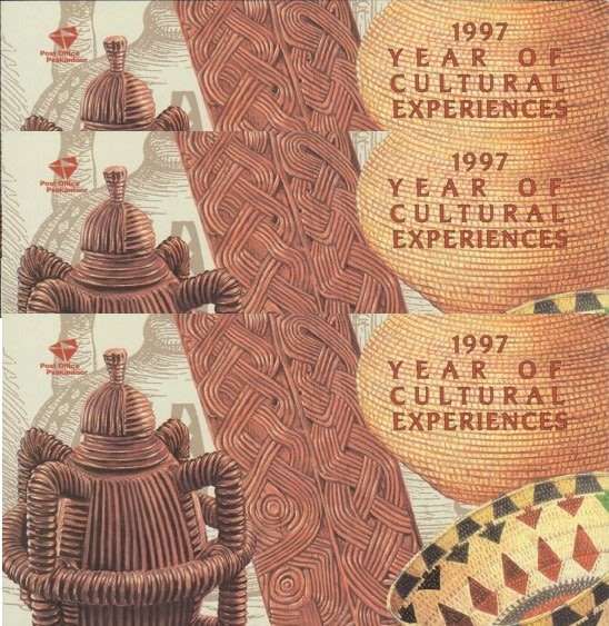 South Africa 1997 Year_of_Cultures x 3 Booklets. Face Value R267. MNH