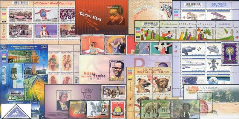South Africa 2003 Year pack. High CV. Face value R 300+. MNH