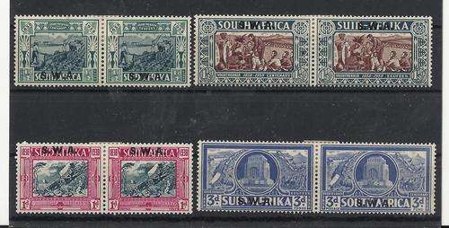 SWA-VOORTREKKER CENTENARY-SET OF FOUR PAIRS-FINE MINT HINGE