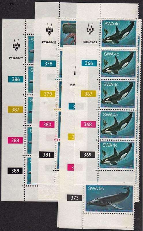 3 x SWA CONTROLES - WHALES OF THE SOUTHERN OCEANS, NATURE CONSERVATION & HISTORICAL CASTLES
