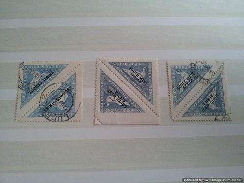 SWA 1926 -  Triangular stamps set