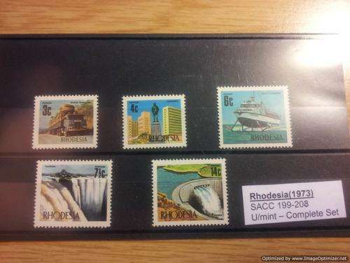 Rhodesia 1973 - set of single UMM