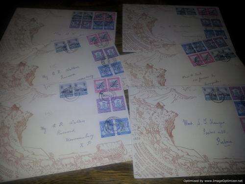 6 x Voortrekker Memorial Fund FDC's. Nice condition!