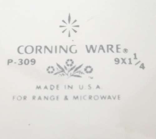 Corningware pie dish