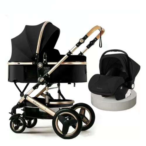 Belecoo Baby Pram Stroller 3 in 1 Kids Carry Pram Stroller  & Car Seat Trolley Baby 0-4.5 years