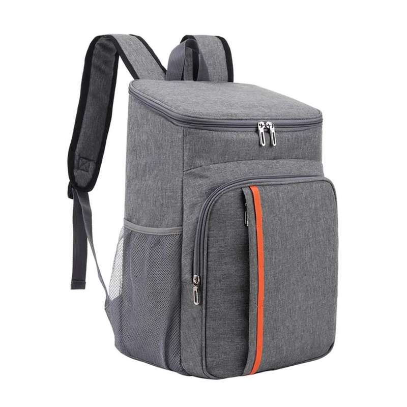 Insulated Large Backpack Cooler Bag- Grey