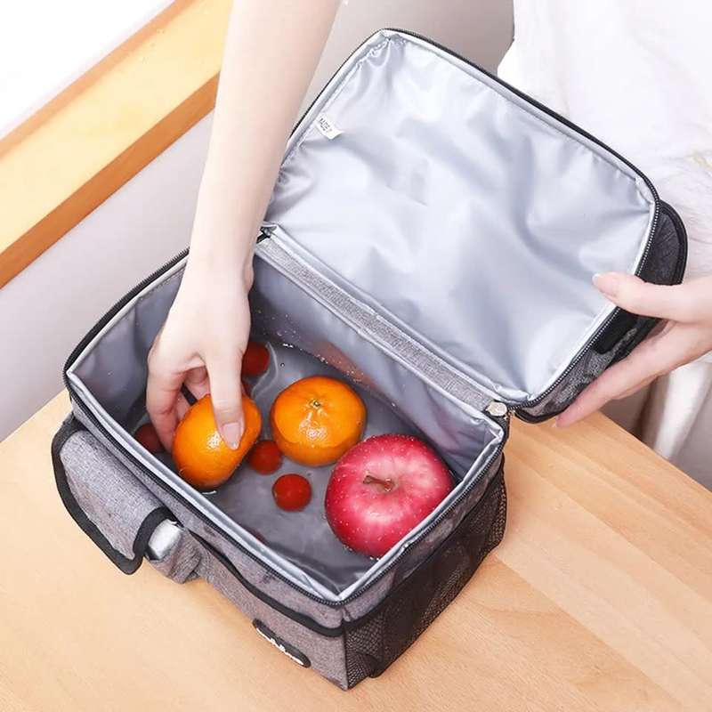 Insulated Large Backpack Cooler Bag- Grey