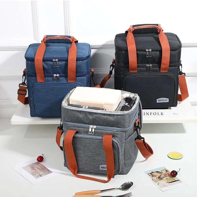 Insulated Large Backpack Cooler Bag- Black