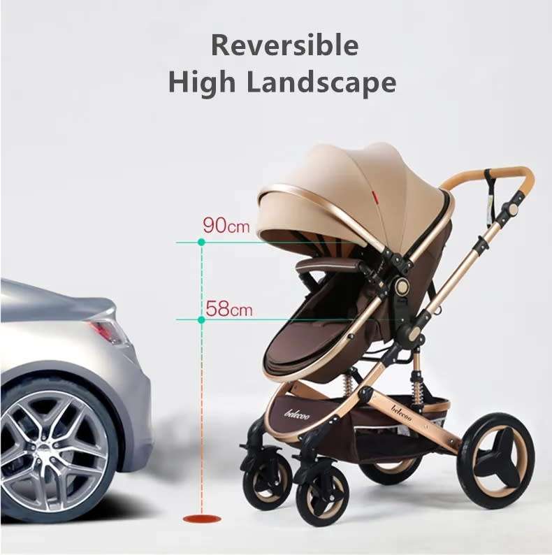 Belecoo Baby Stroller 3 in 1