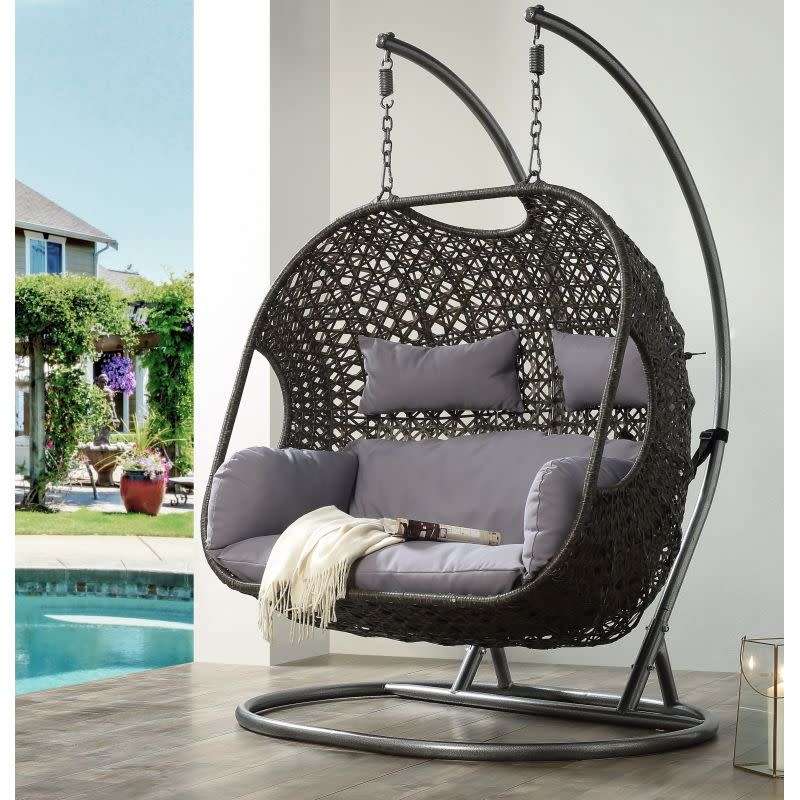 Milano Zinotti 2 Seater Patio Swing Chair Perfect Garden Decor