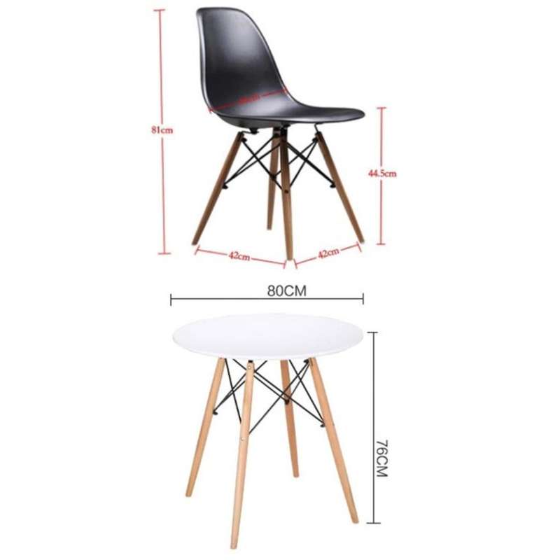 4 Seater Dining Table & Chairs Set