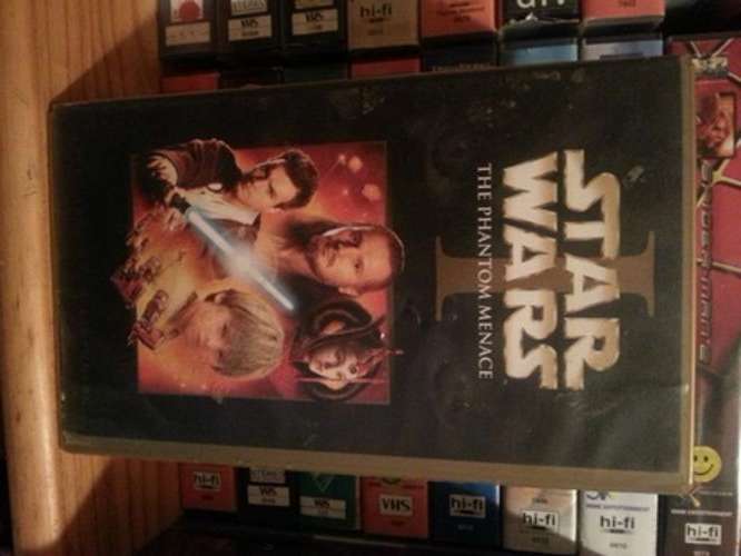 STAR WARS THE PHANTOM MENACE VHS Movie